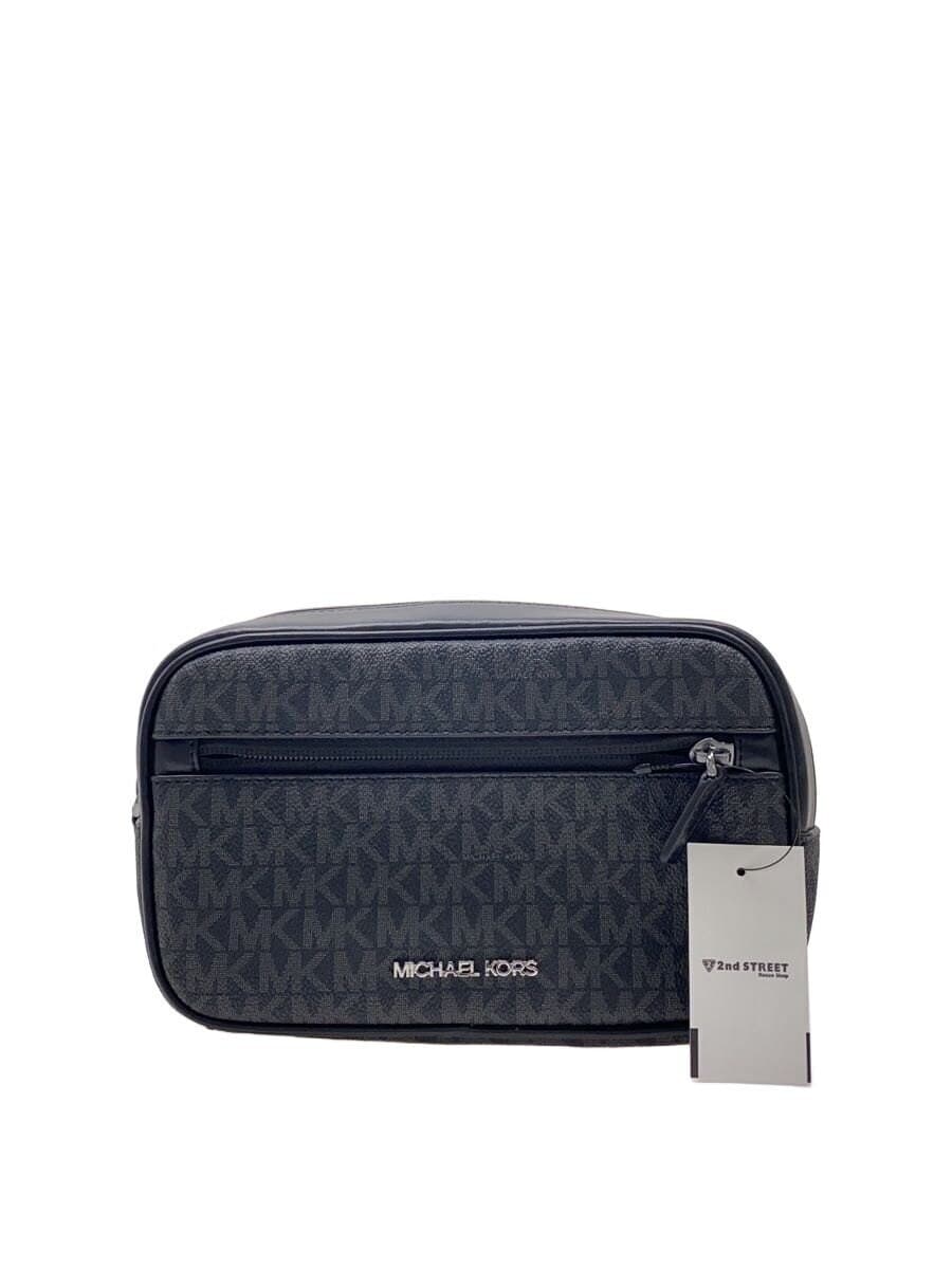 MICHAEL KORS Second Bag PVC BLK All Over Pattern