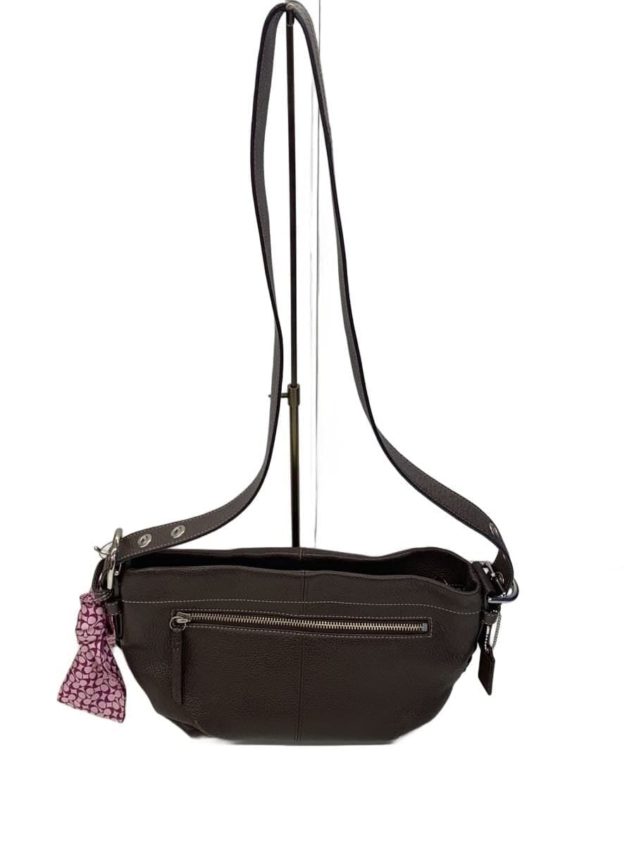 COACH Shoulder Bag Leather BRW