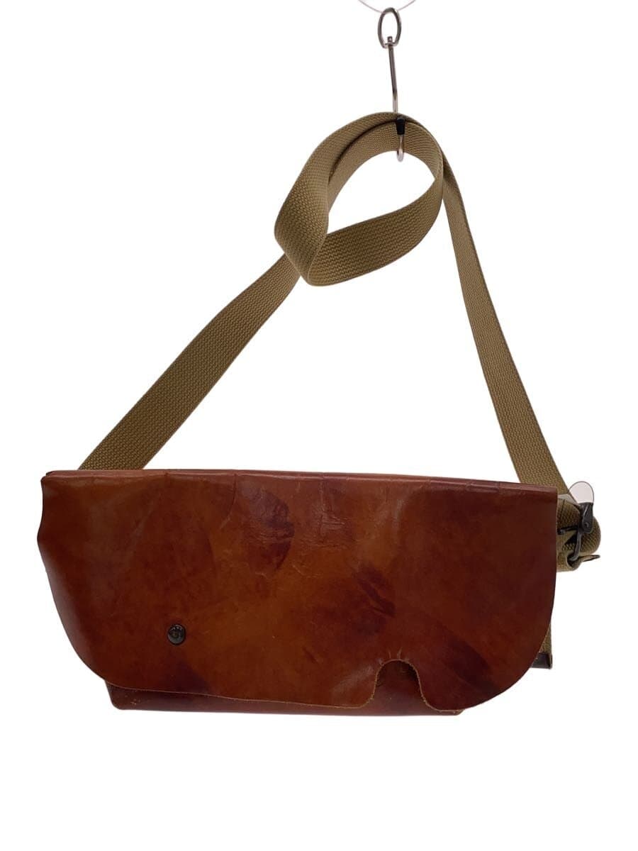 Uni&co Shoulder Bag Leather BRW Solid Color