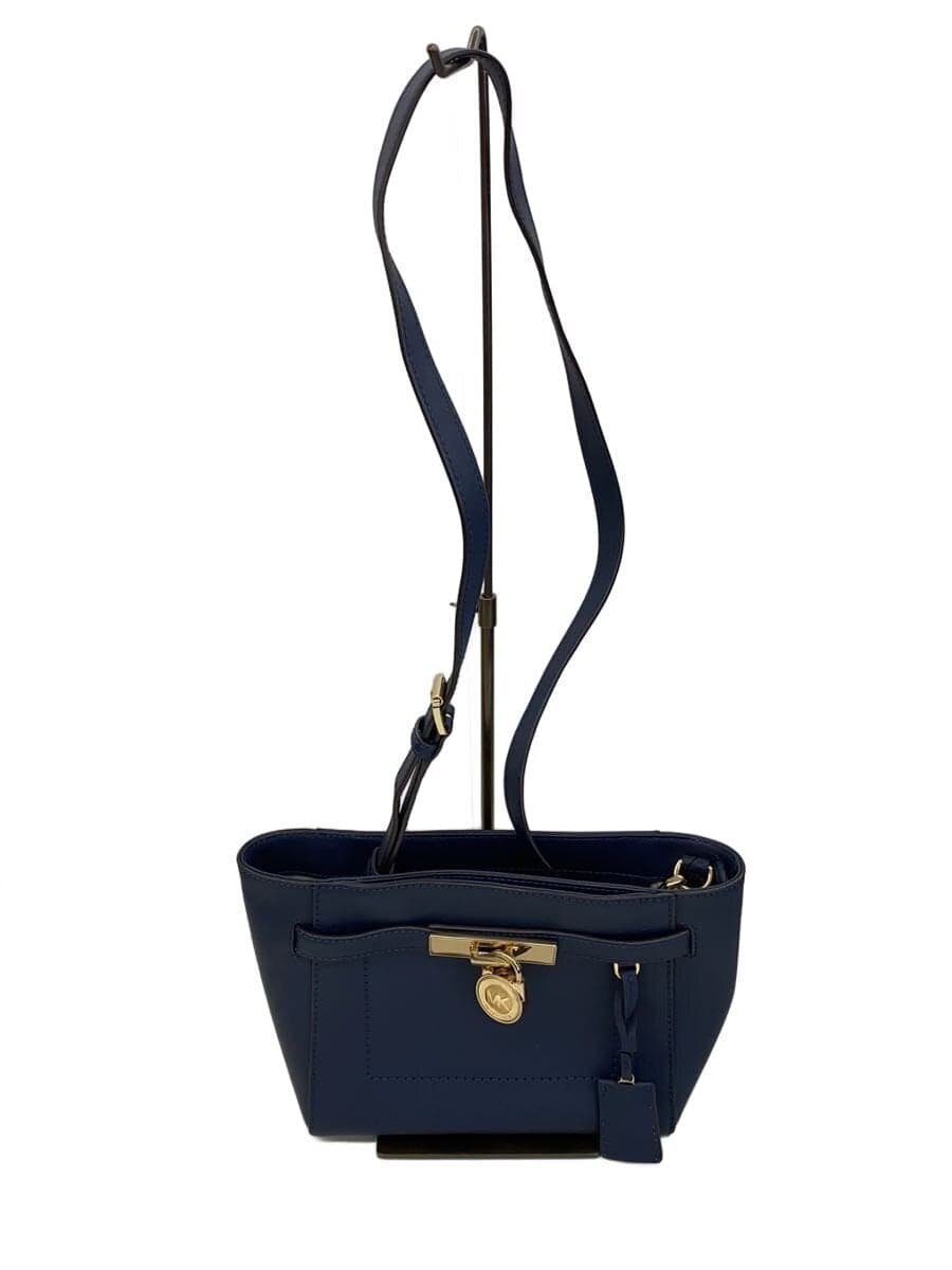 MICHAEL KORS Shoulder Bag Leather NVY Solid AP-1706