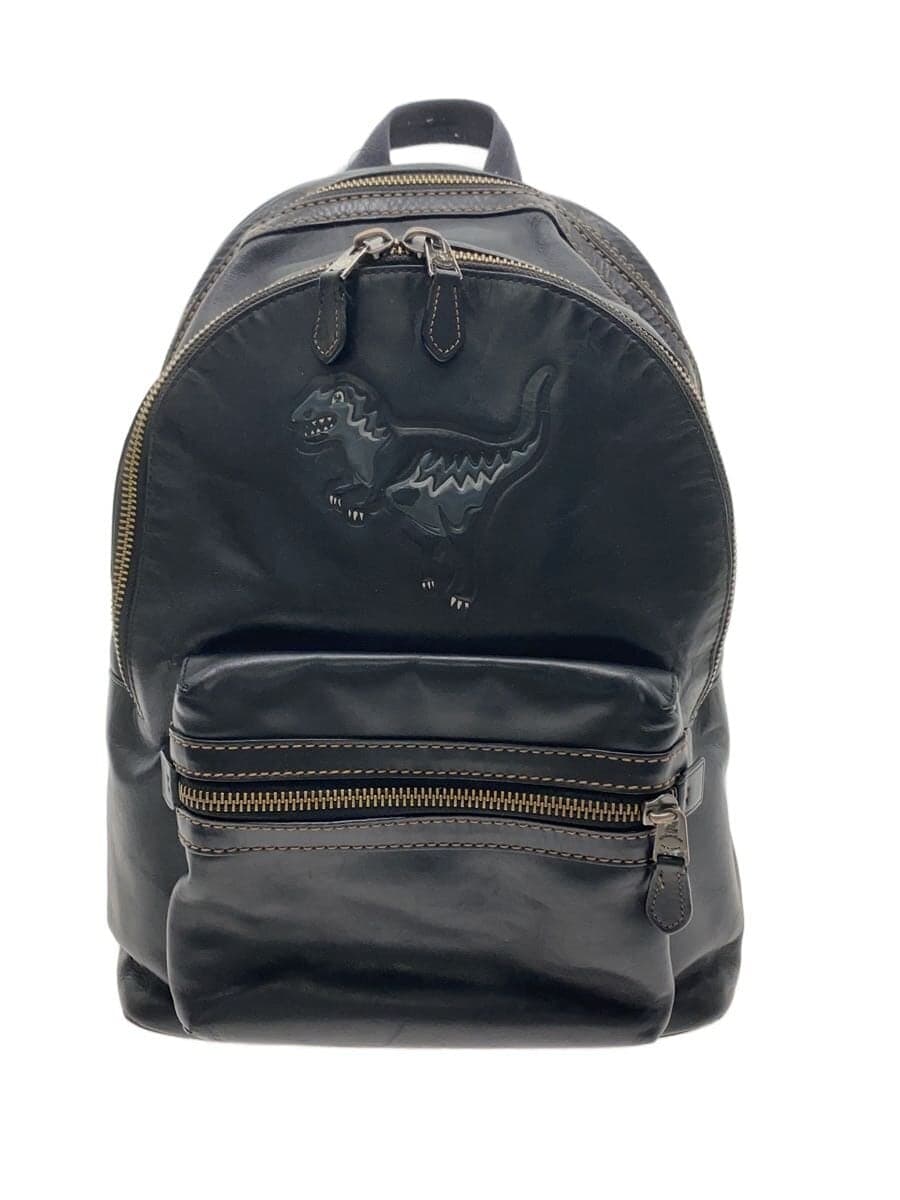 COACH Backpack Leather BLK