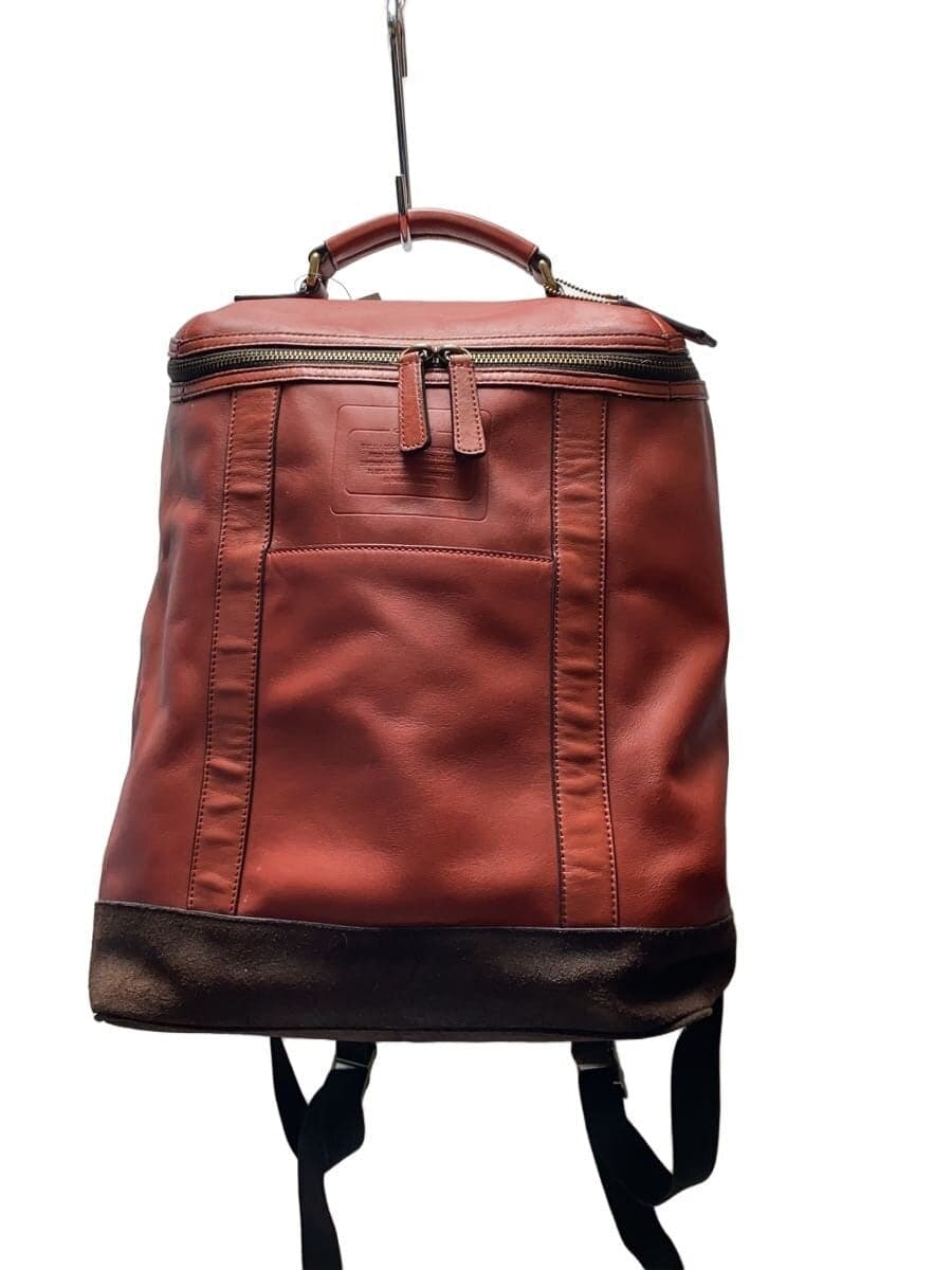 COACH Backpack Leather BRW Solid F71448