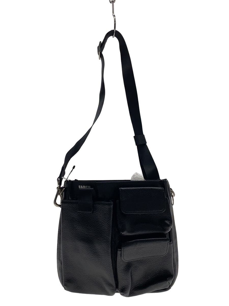 FADEN TOKYO shoulder bag leather BLK