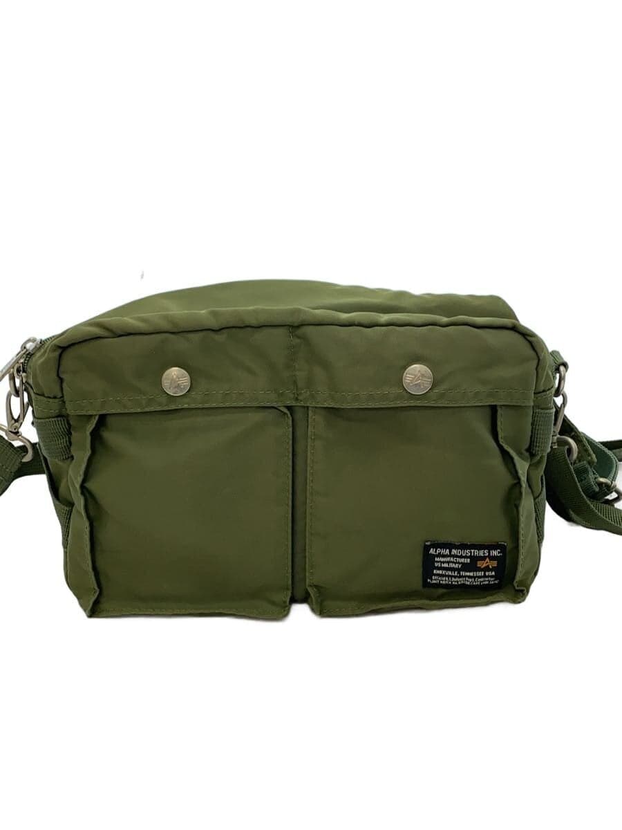 ALPHA INDUSTRIES Shoulder Bag Nylon KHK Solid