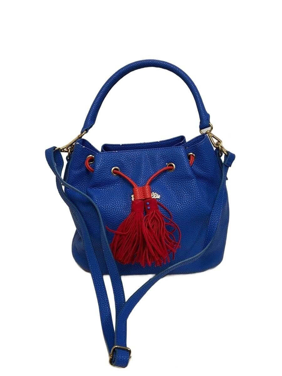 Folli Follie Handbag Leather BLU Solid