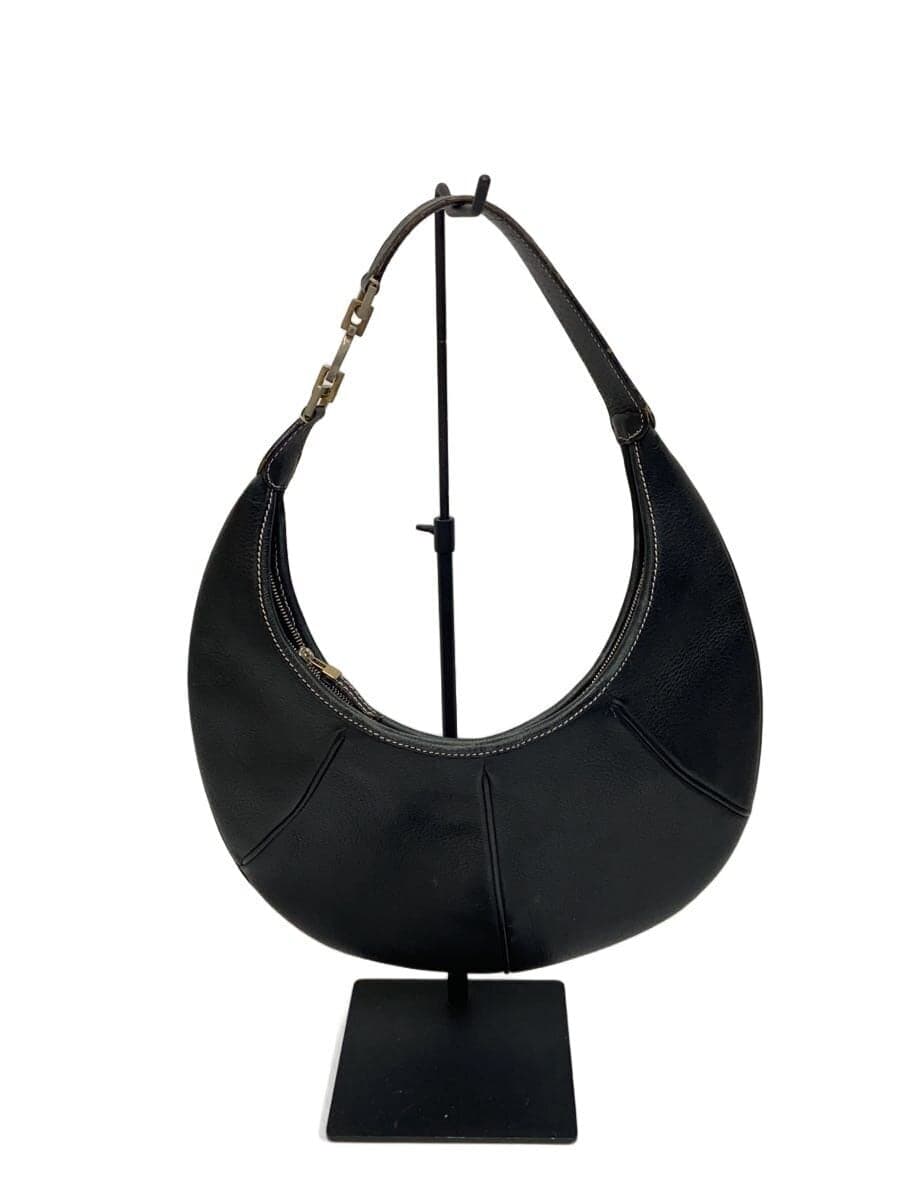 Salvatore Ferragamo Handbag Leather BLK BK-21 3356