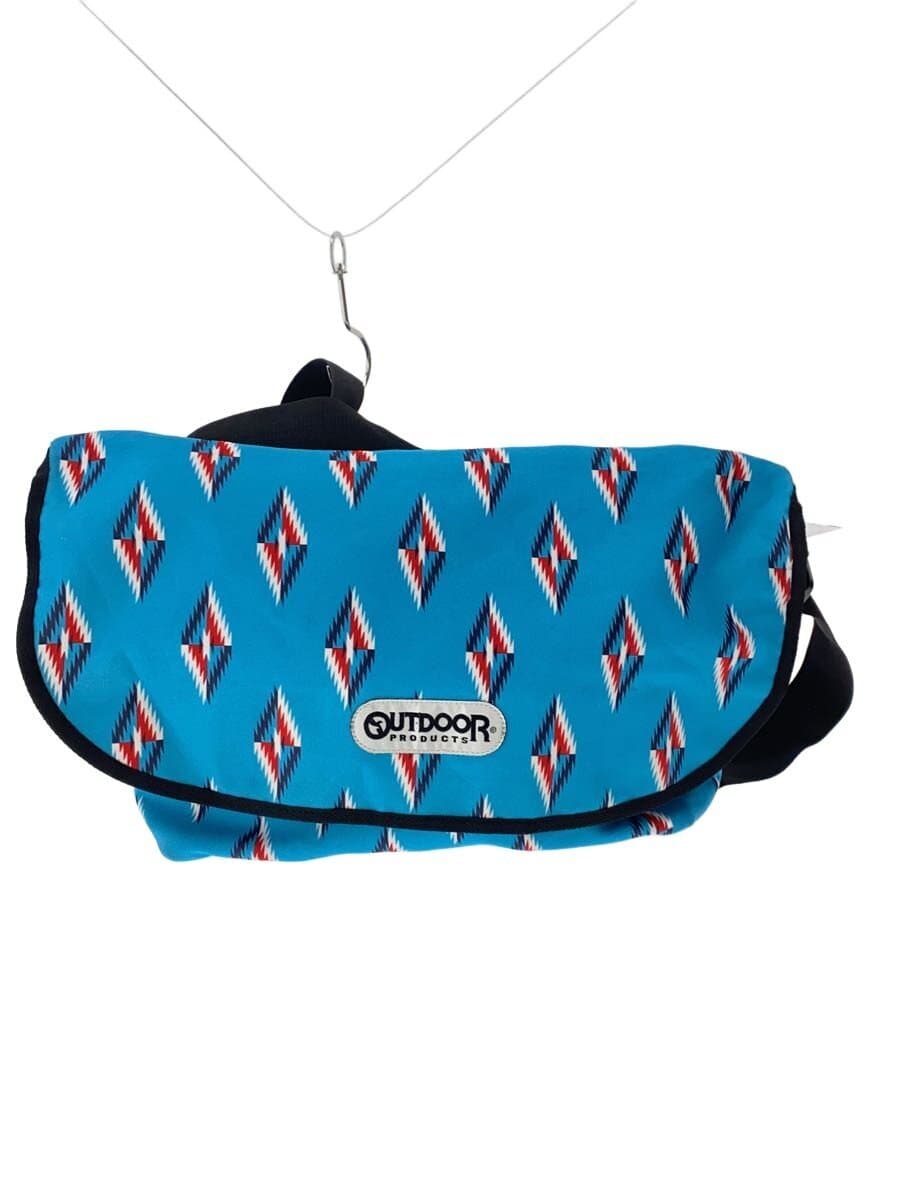 OUTDOOR PRODUCTS Shoulder Bag BLU All Over Pattern