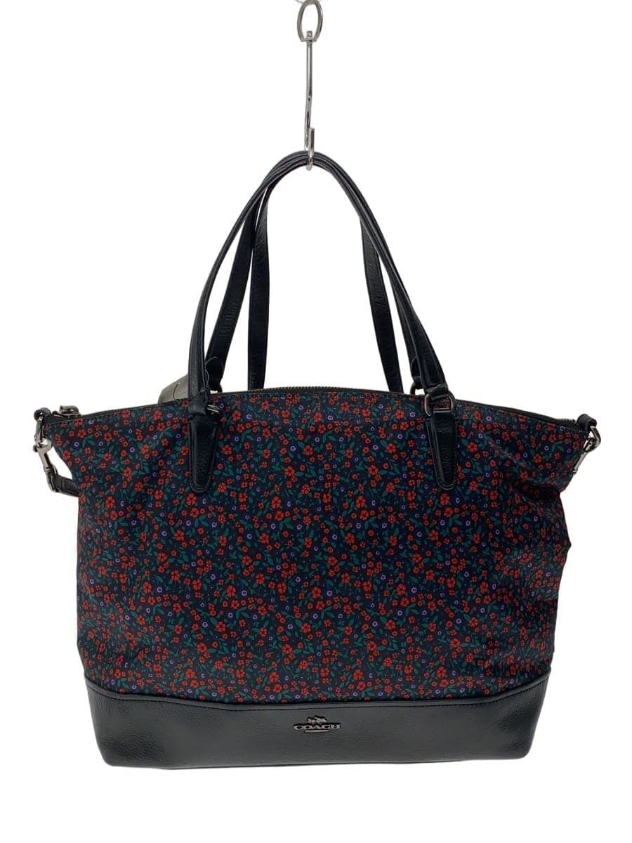 COACH Tote Bag Nylon Multicolor Floral F59433