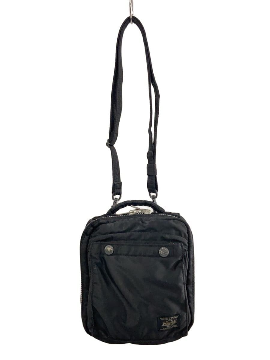 PORTER shoulder bag nylon BLK solid color
