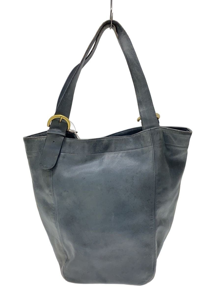 COACH Tote Bag_Blue Leather BLU
