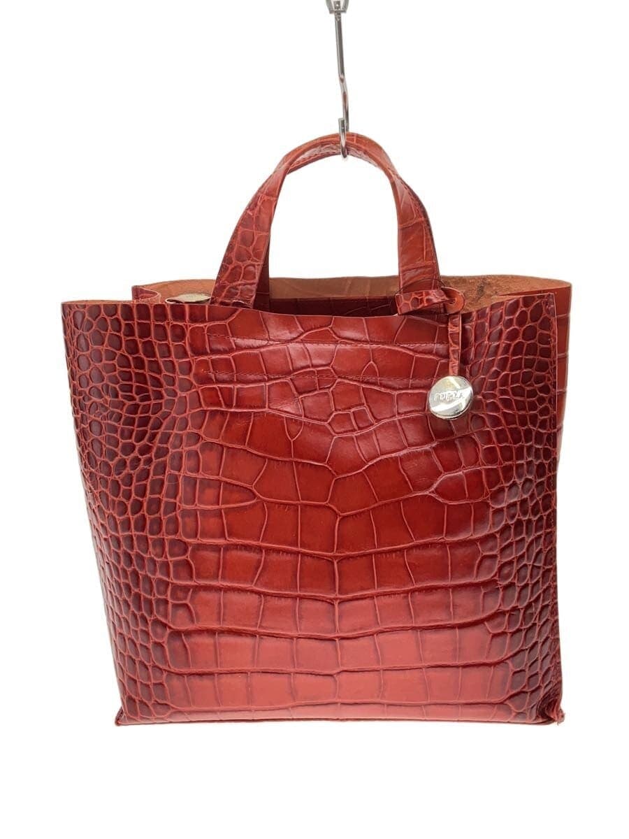FURLA Tote Bag Leather RED