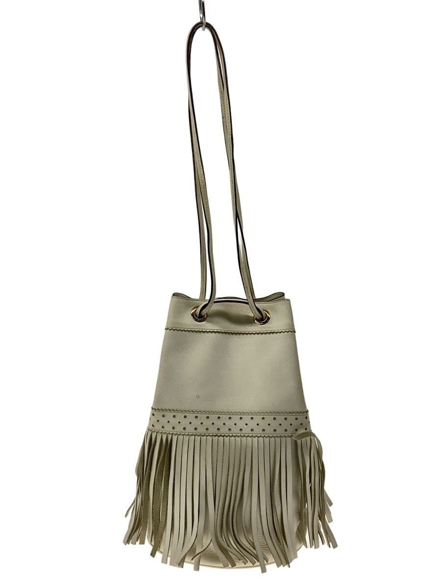 J&M DAVIDSON Shoulder Bag Leather IVO Solid