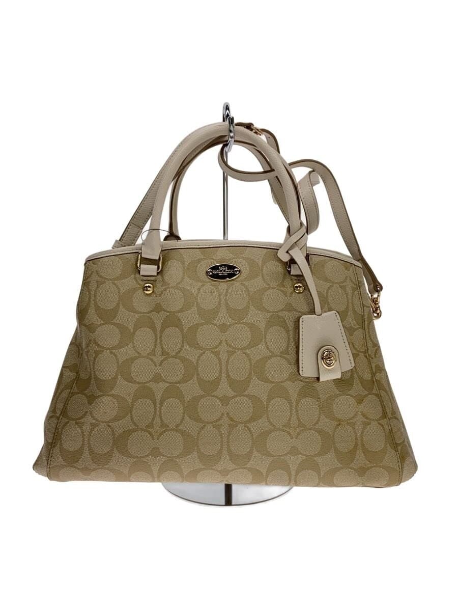COACH tote bag PVC BEG all-over pattern