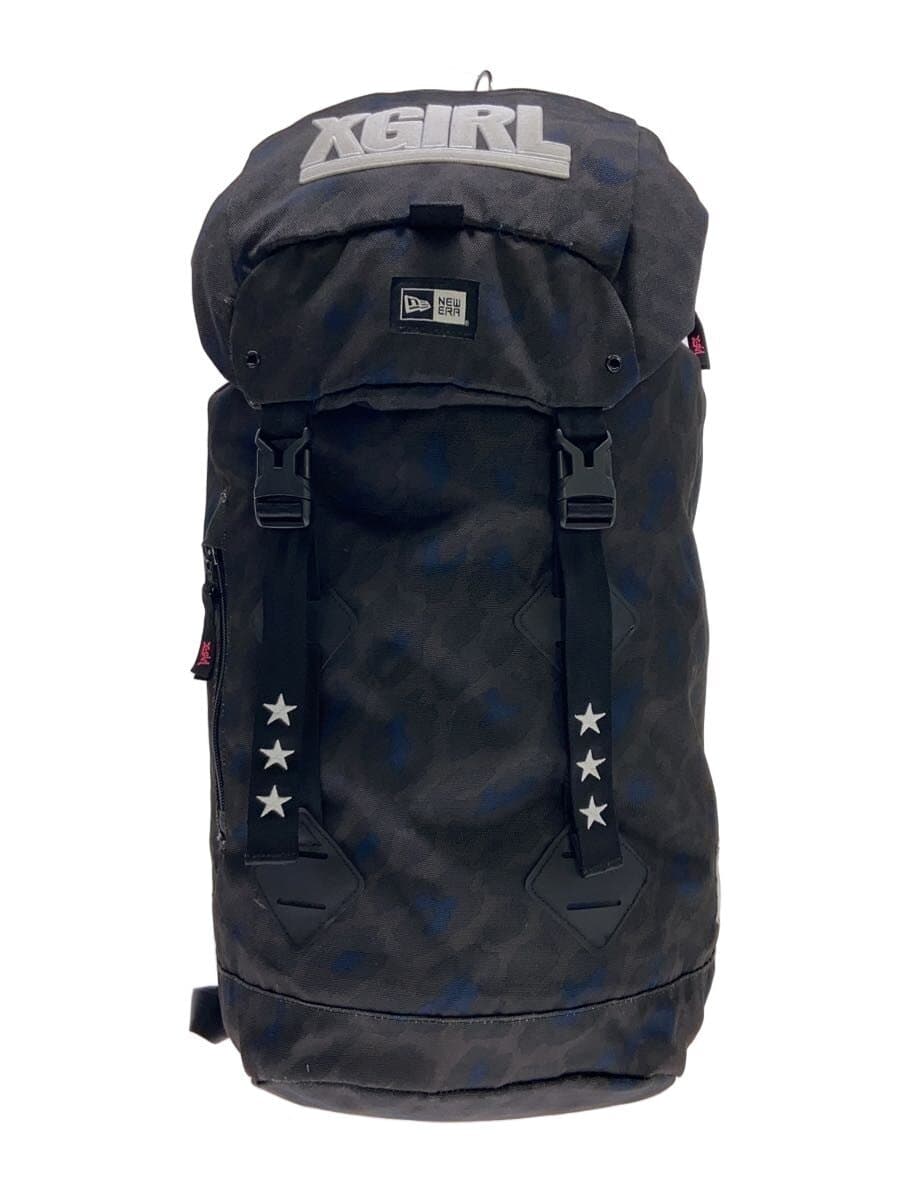 NEW ERA × X-girl Backpack -- GRY Camouflage