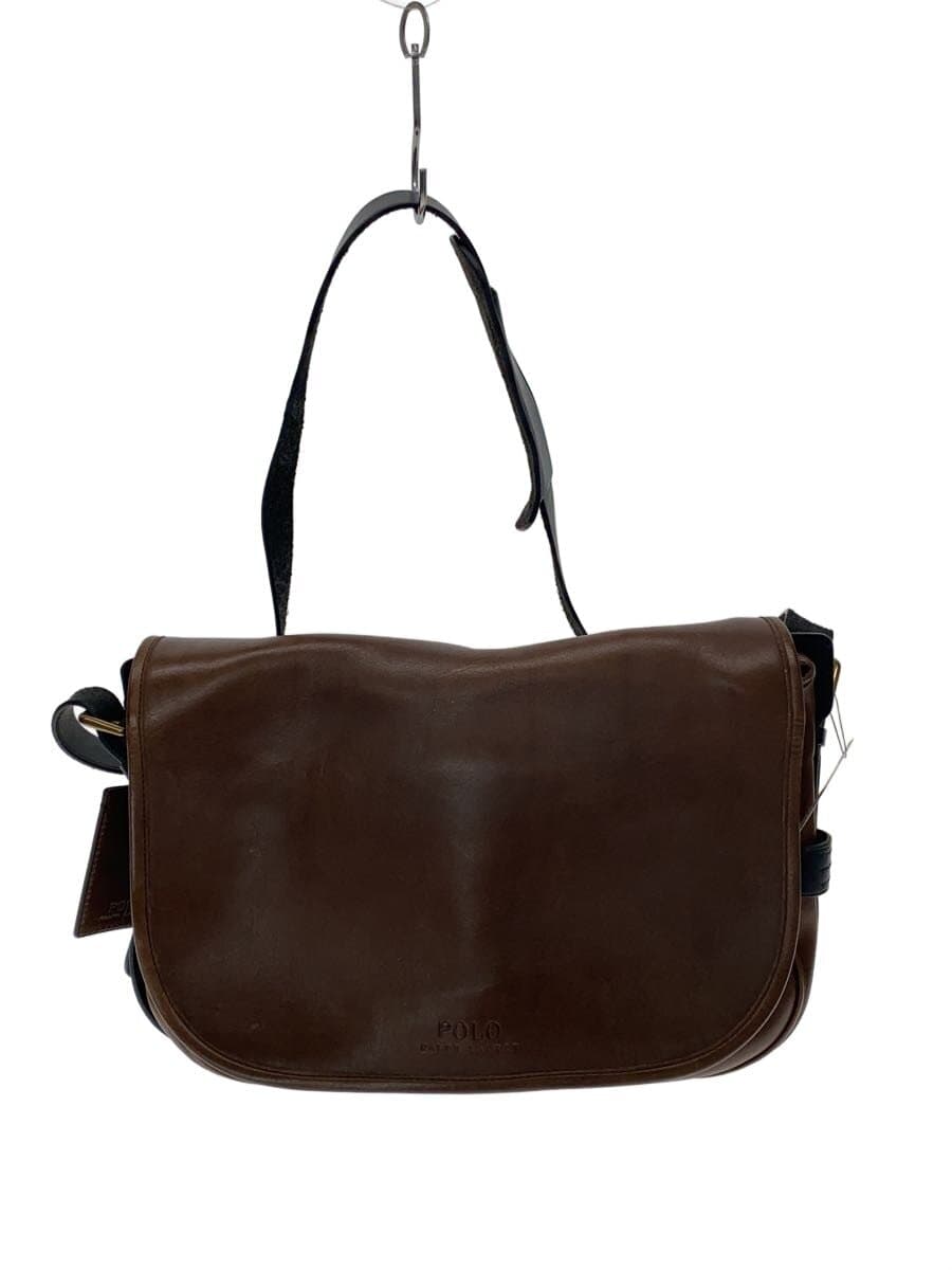 POLO RALPH LAUREN shoulder bag leather BRW