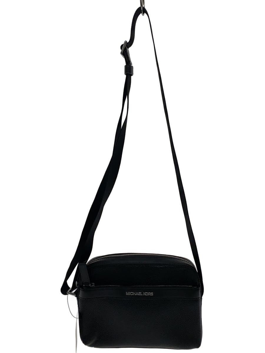MICHAEL KORS Shoulder Bag Leather Black Plain DC-2403