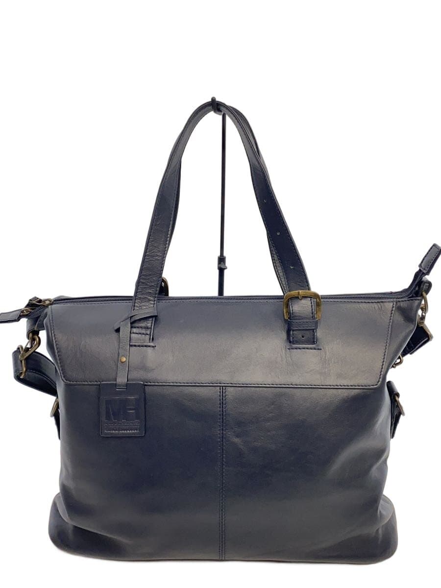 MOTHERHOUSE tote bag 2WAY shoulder navy plain Motherhouse