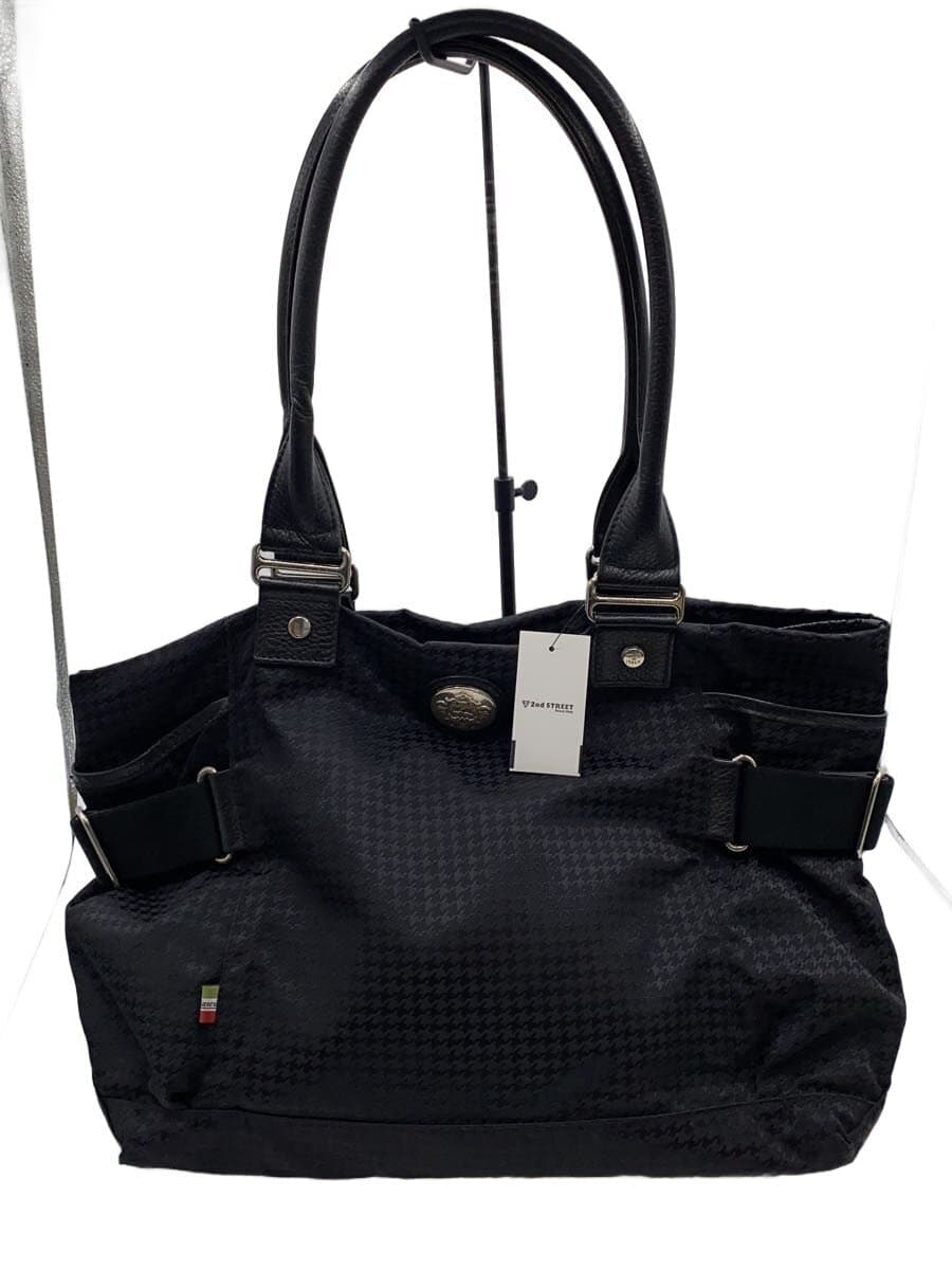 Orobianco tote bag -- BLK houndstooth