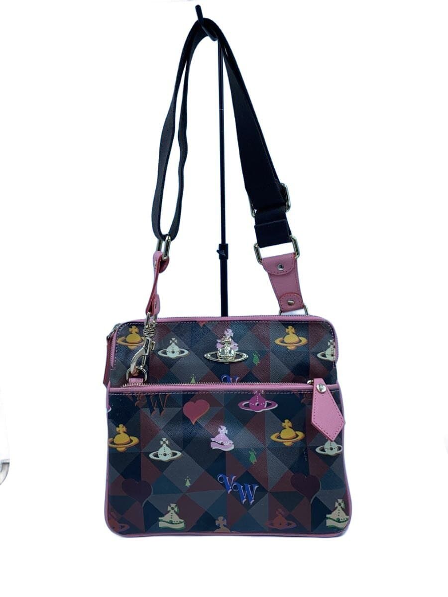 Vivienne Westwood Shoulder Bag -- Multicolor All-over Print
