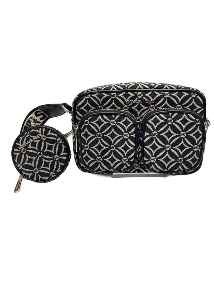 MICHAEL KORS Shoulder Bag Canvas BLK Iridescent 35F4STTC6J