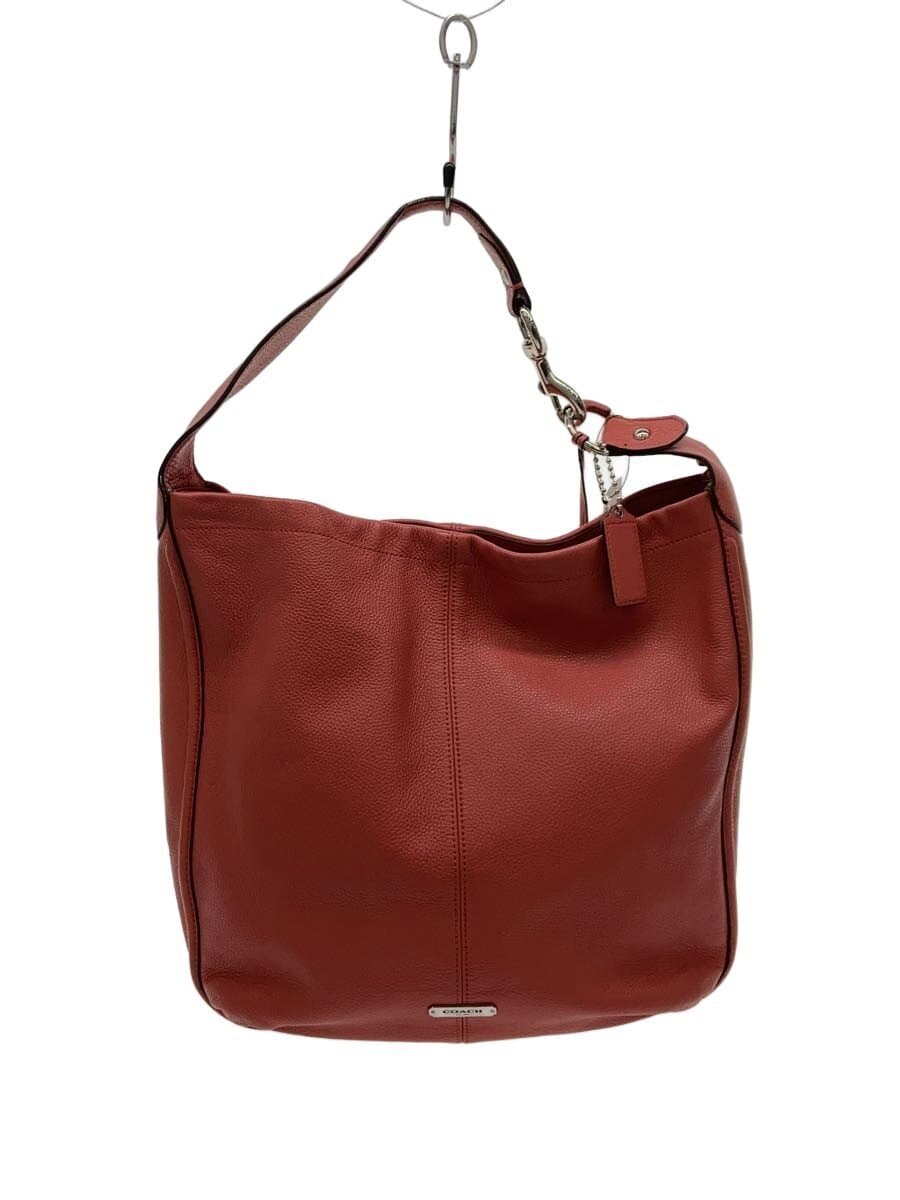 COACH Shoulder Bag Leather PNK F23309