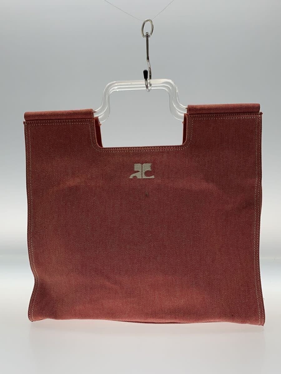 Courreges Denim Handbag Pink
