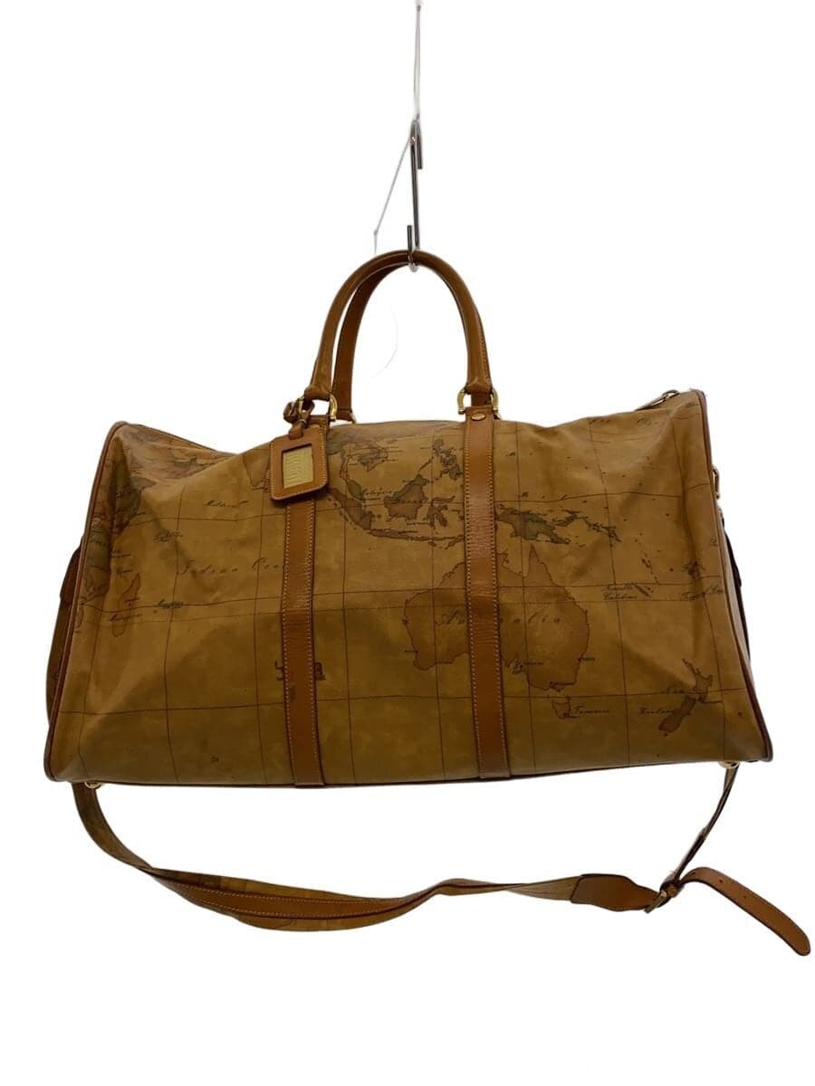 PRIMA CLASSE Boston Bag Leather CML All Over Pattern