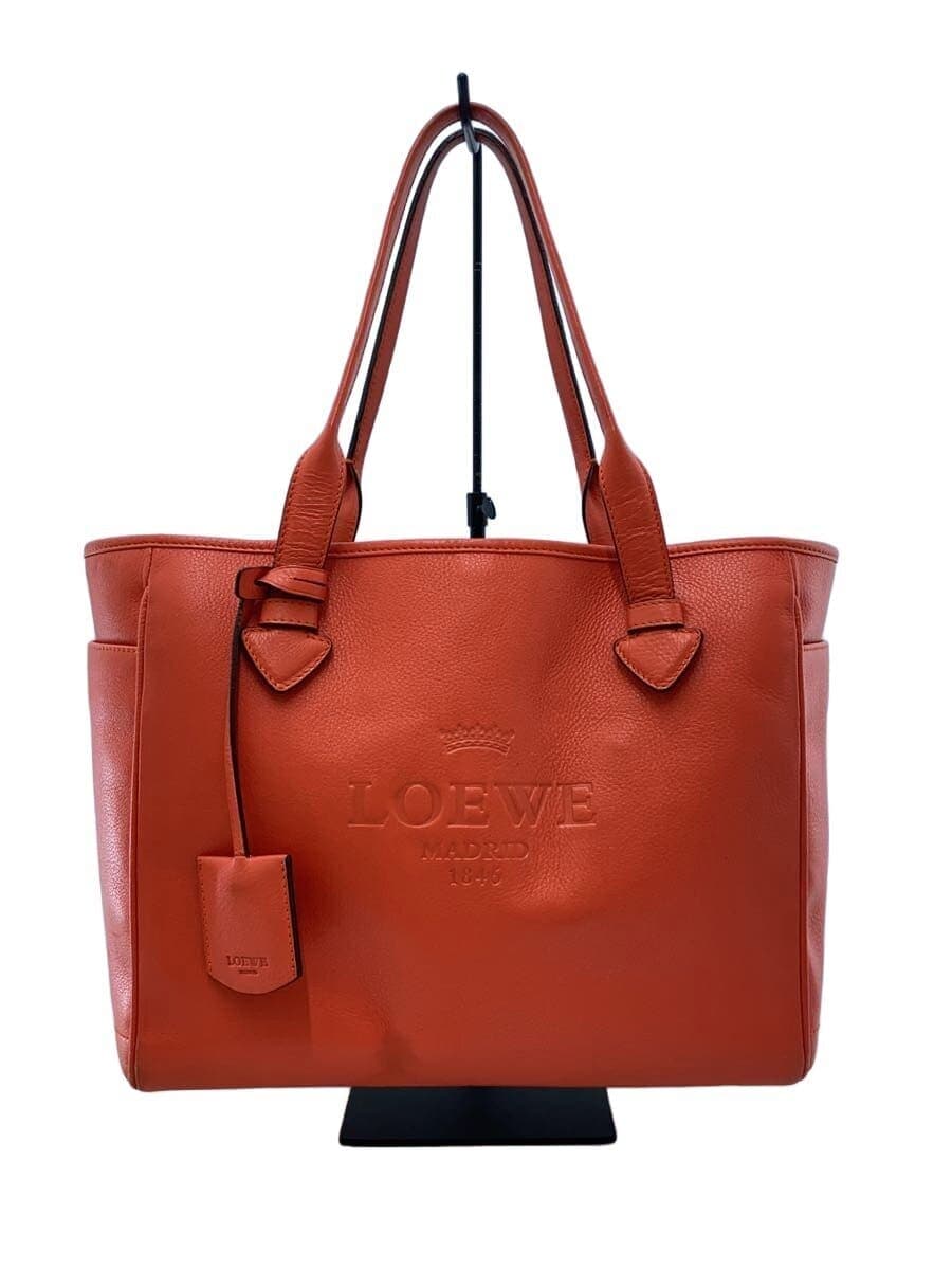 LOEWE Tote Bag Leather ORN Solid