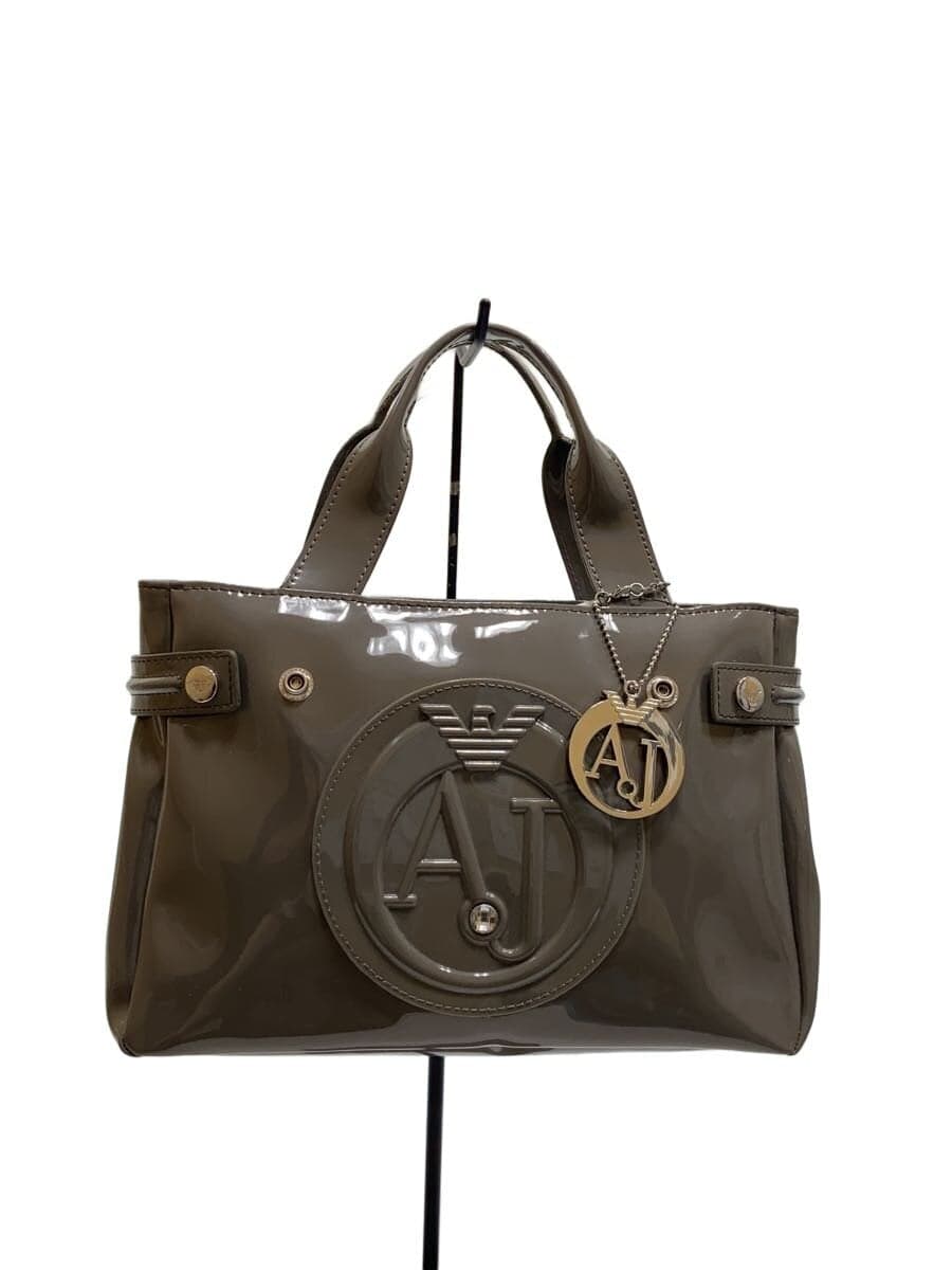 ARMANI JEANS Tote Bag Enamel Gray