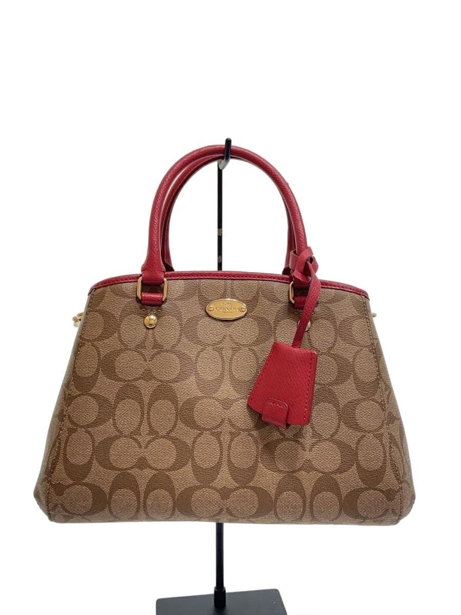 COACH 2WAY Shoulder Bag -- BRW RED F34605