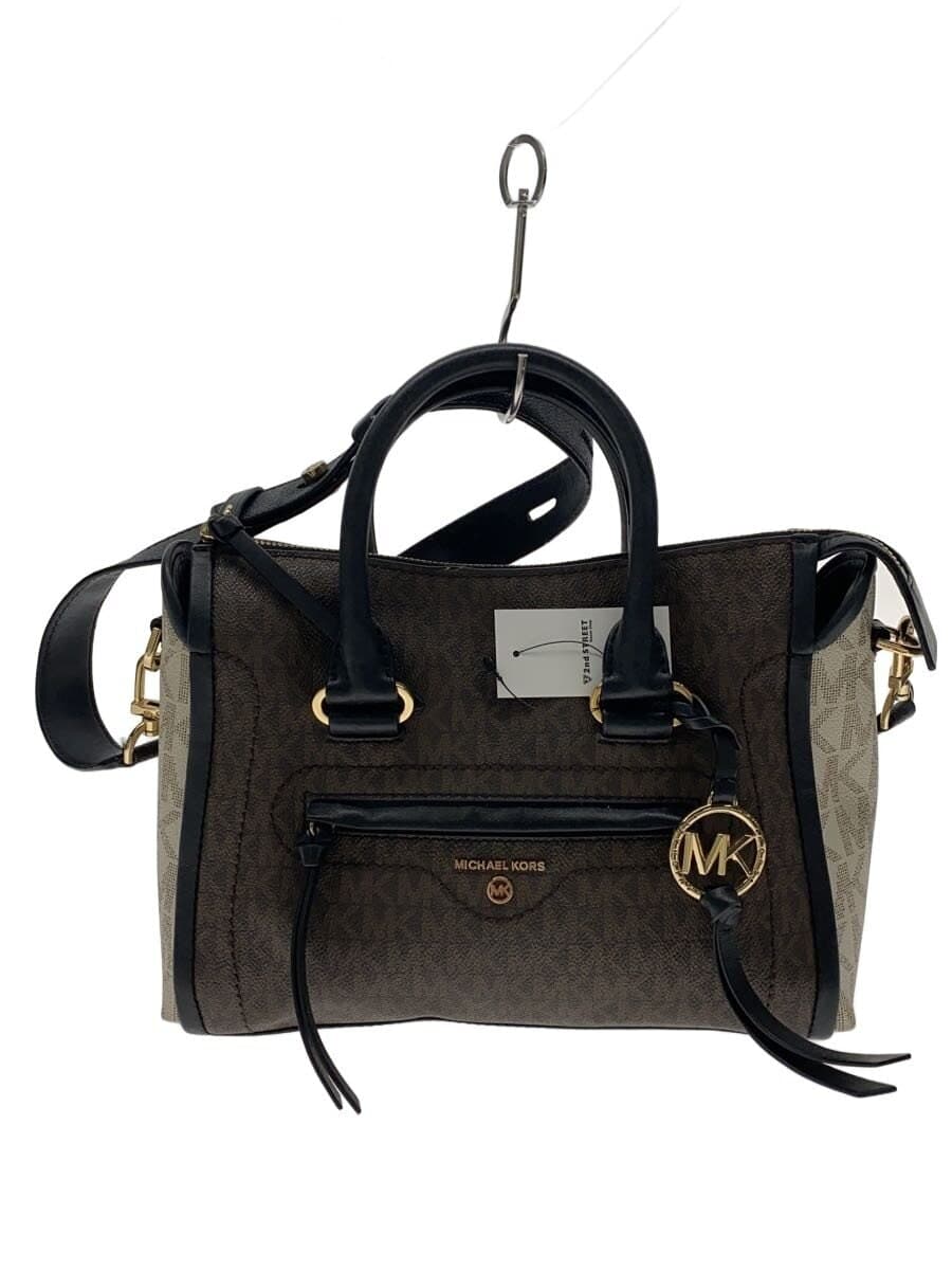 MICHAEL KORS shoulder bag -- BRW all-over pattern