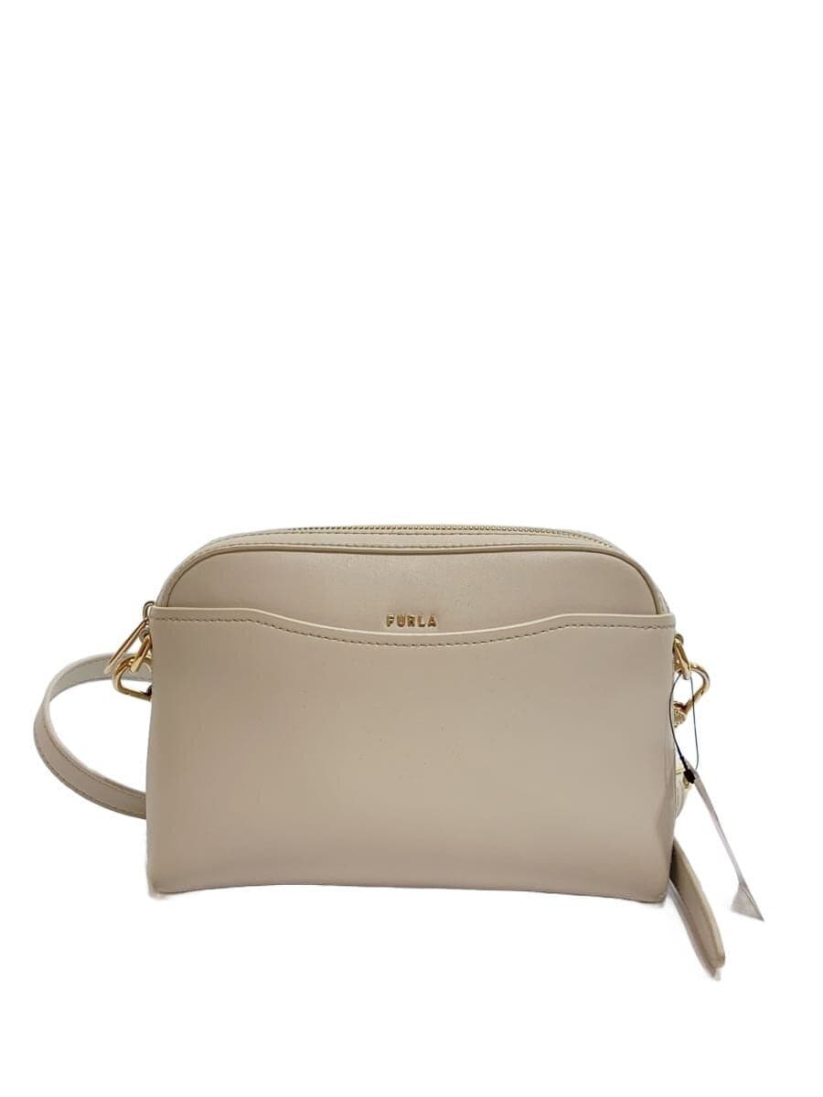 FURLA Shoulder Bag Leather CRM WE00670