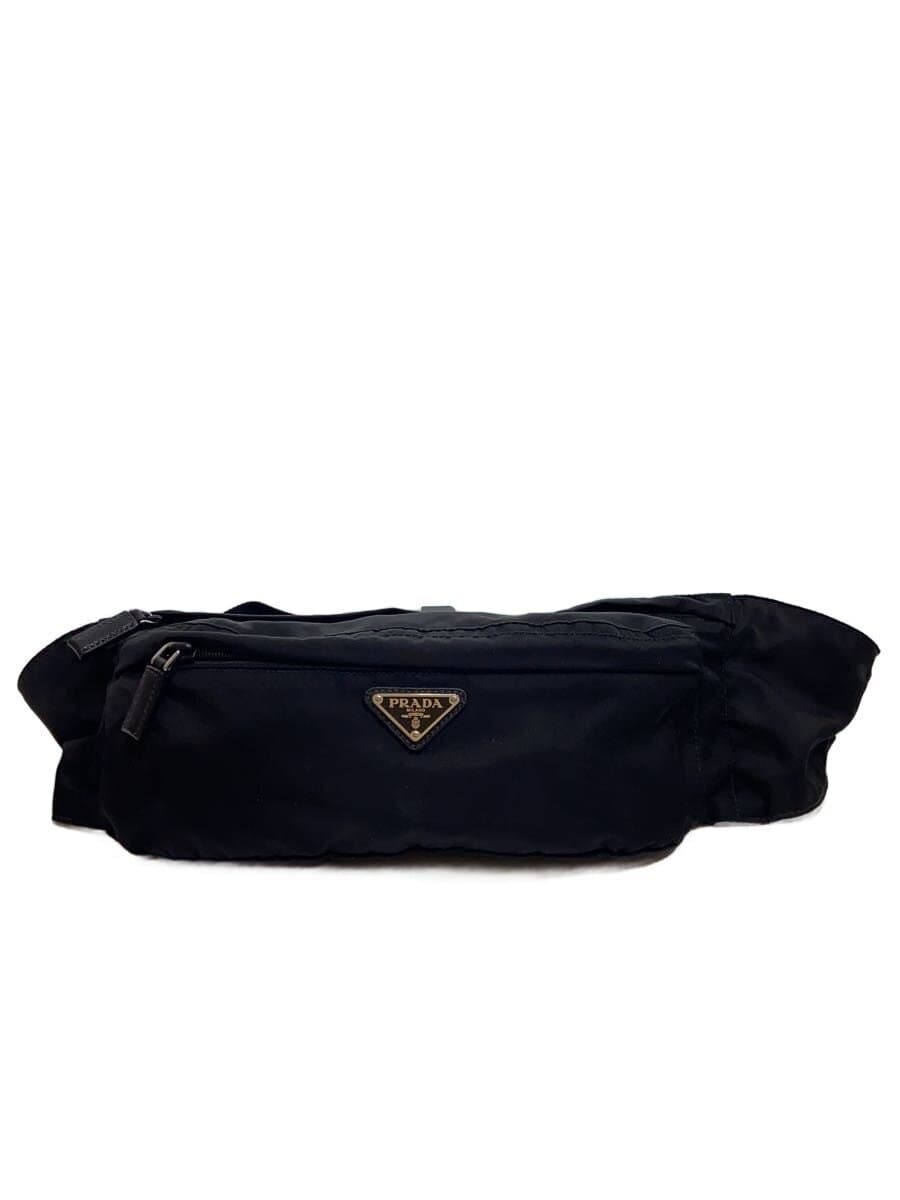 PRADA Waist Bag Nylon Black 2VL005