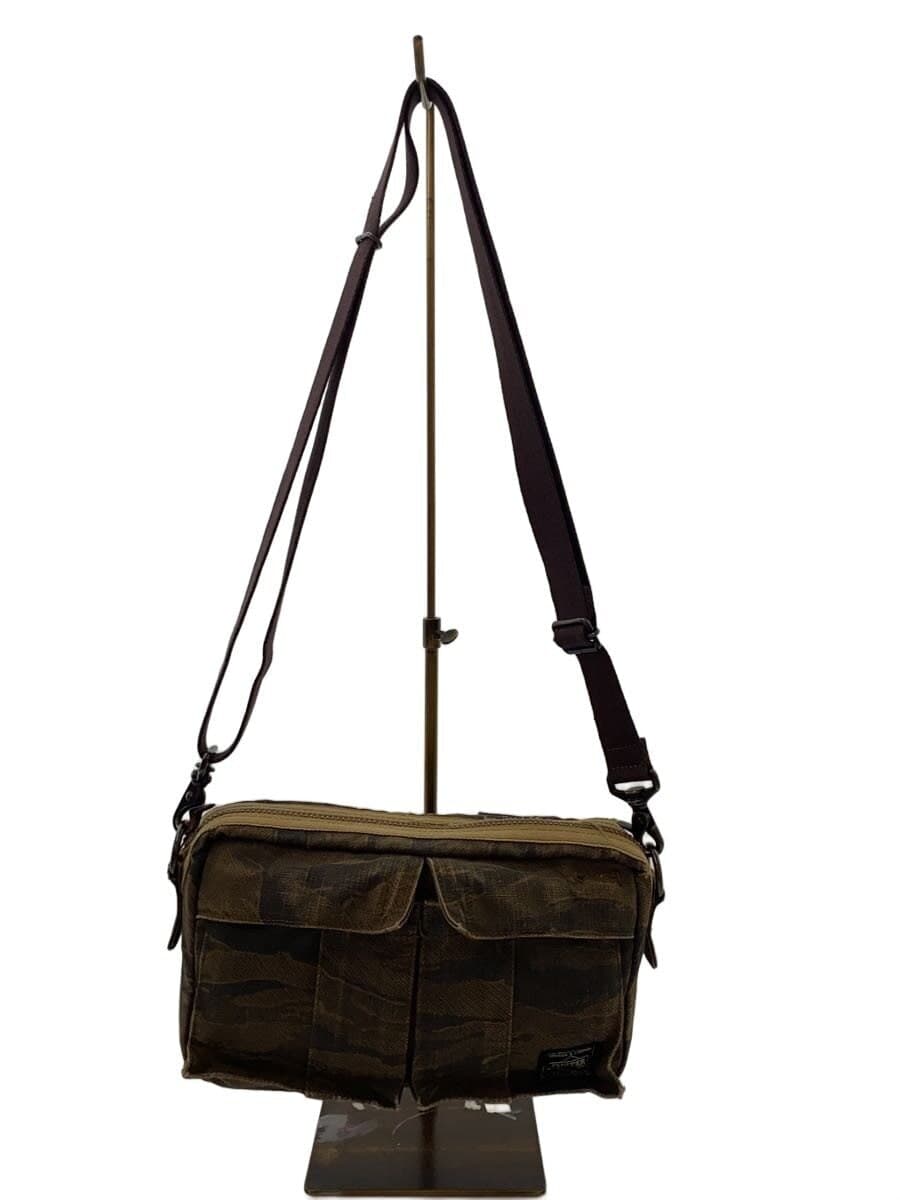 PORTER Shoulder Bag Cotton KHK Camouflage