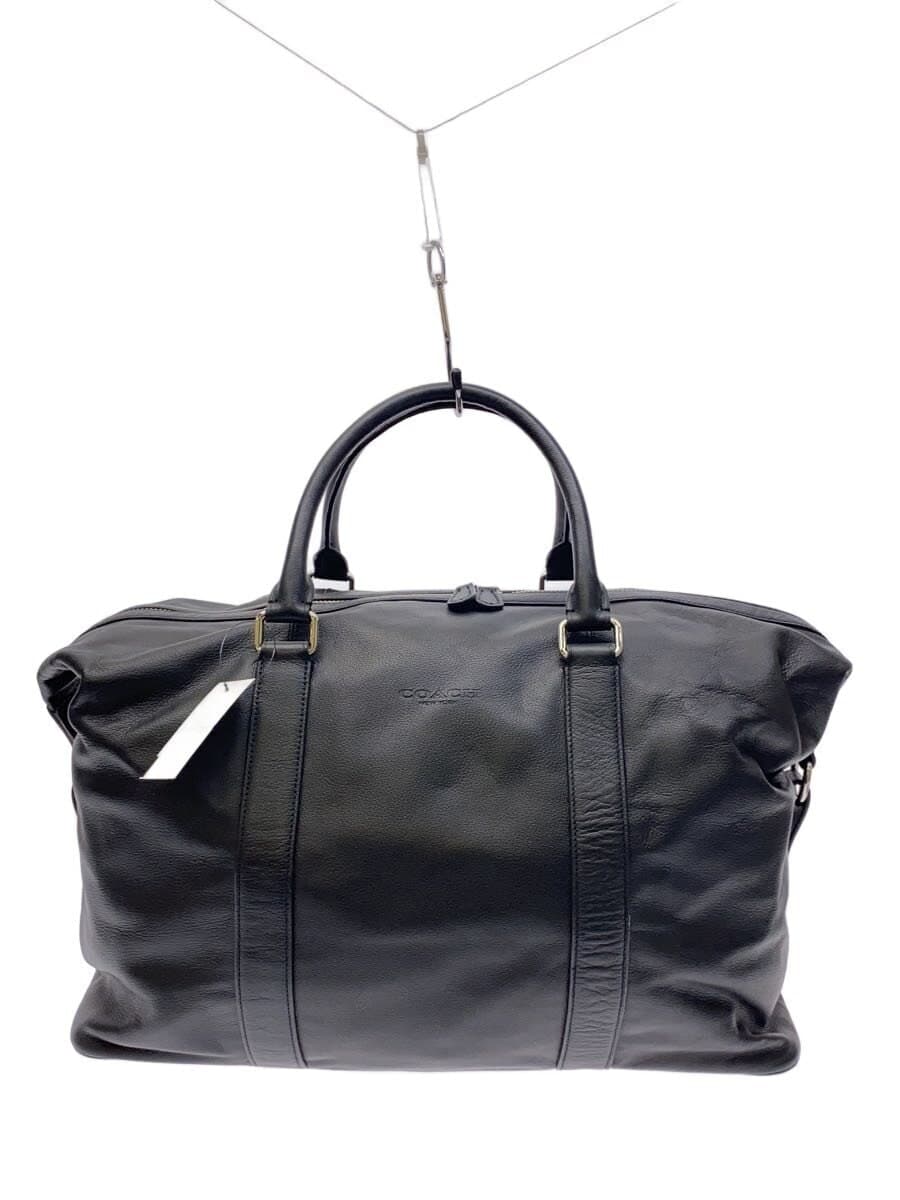 COACH Boston Bag Leather Black F54765