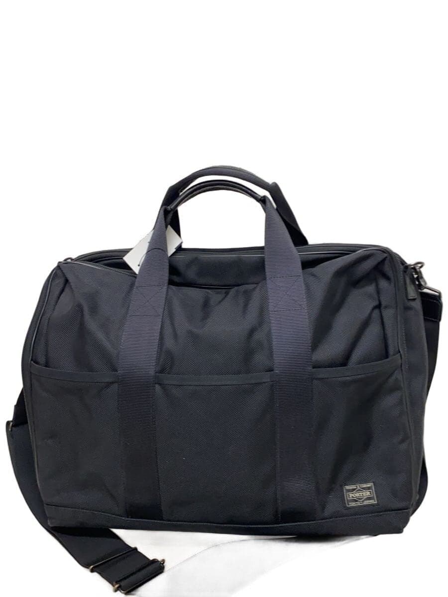 PORTER Briefcase Nylon Black Plain