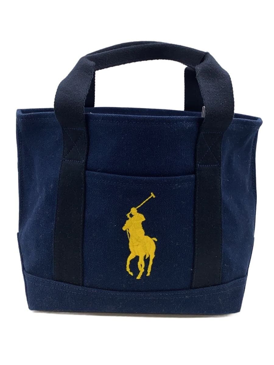 RALPH LAUREN Tote Bag Canvas NVY