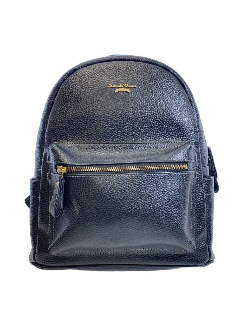 Samantha Thavasa Backpack Leather NVY