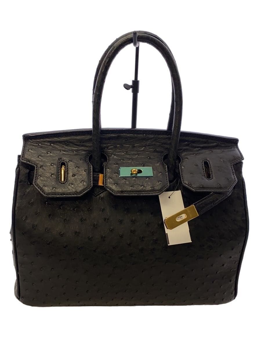 JARDIN DES SACS Tote Bag Leather BLK