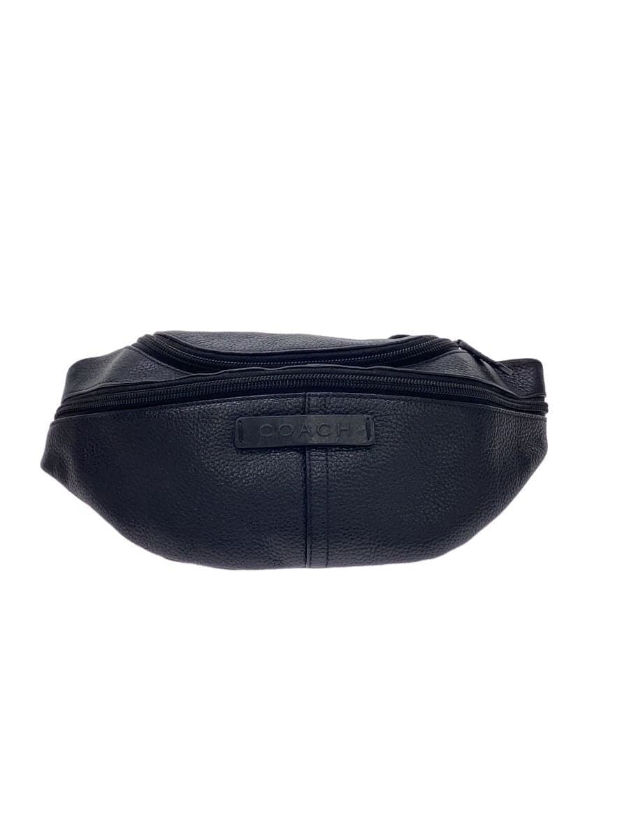COACH Waist Bag Leather BLK F77233