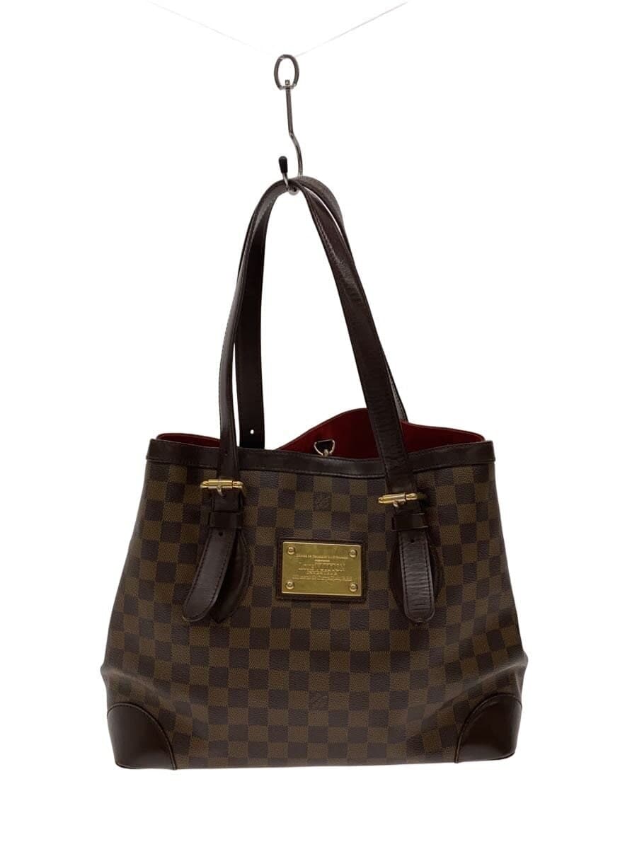 LOUIS VUITTON Hampstead MM Damier Ebene PVC BRW Allover Pattern N51204