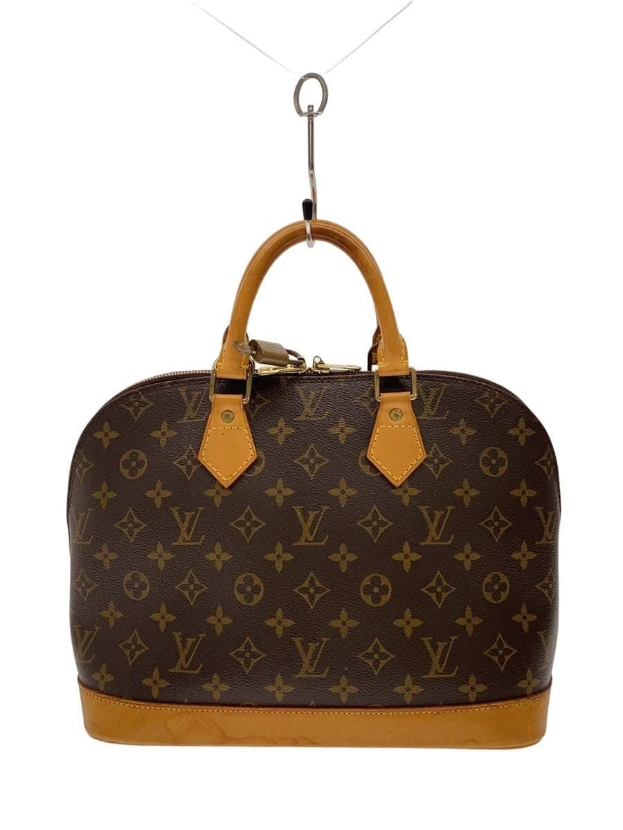 LOUIS VUITTON 1) Alma Monogram Canvas PVC BRW M51130