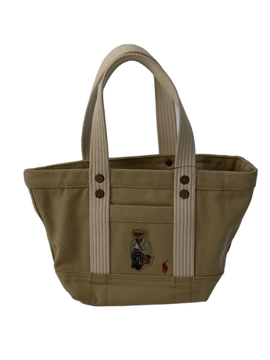 POLO RALPH LAUREN Tote Bag Canvas BEG
