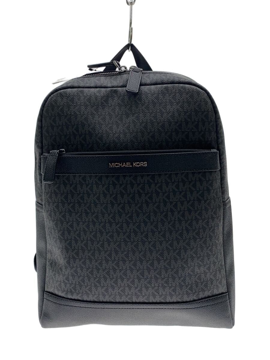 MICHAEL KORS Backpack PVC Black All-over Print 37T5LCOB7B COOPER Travel