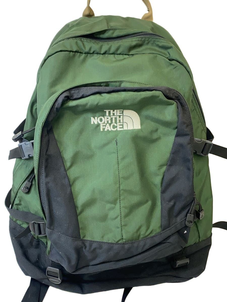 THE NORTH FACE backpack Polyester GRN Inner deterioration present