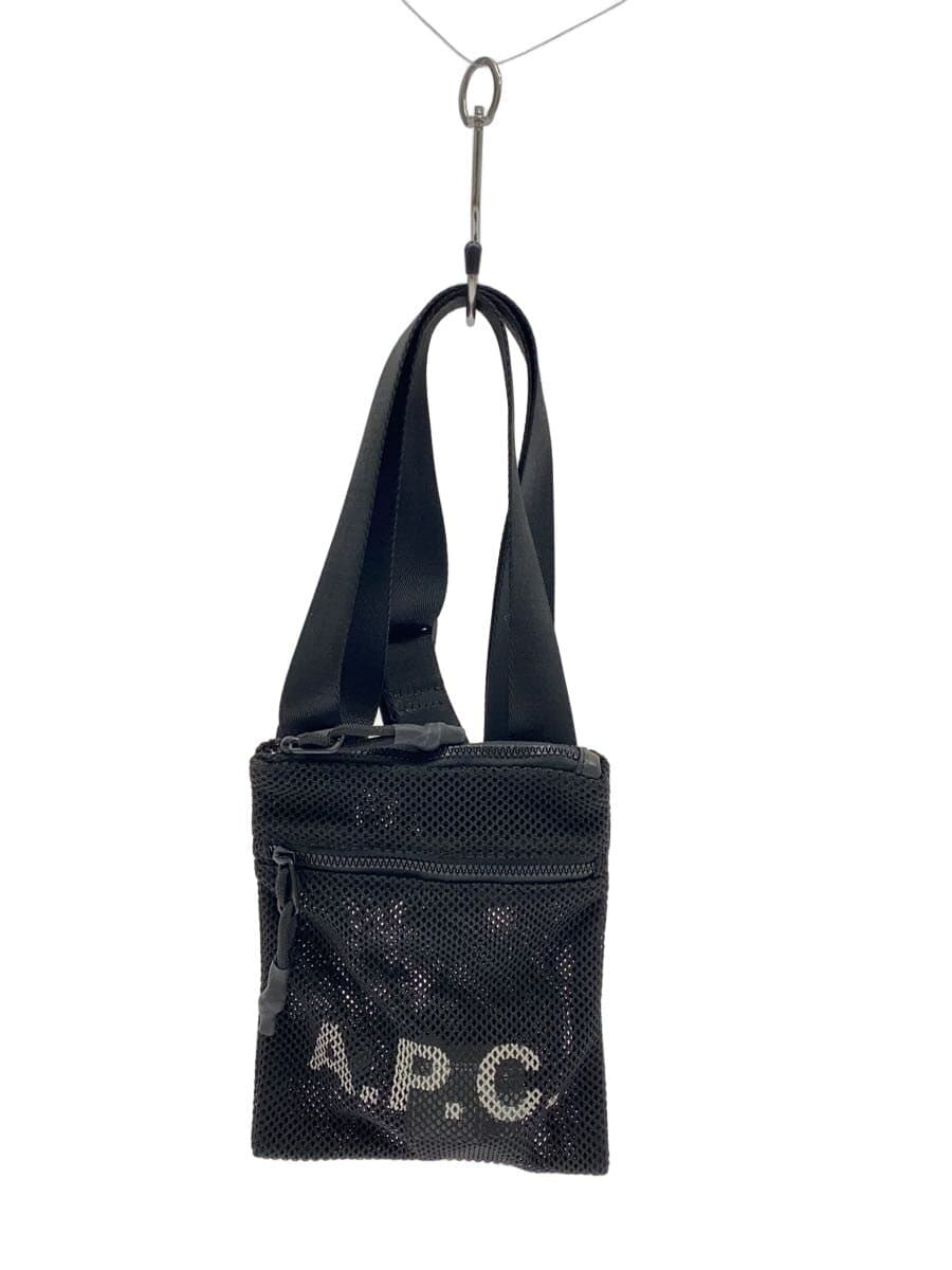 A.P.C.NECKPOUCH REBOUND Polyester BLK