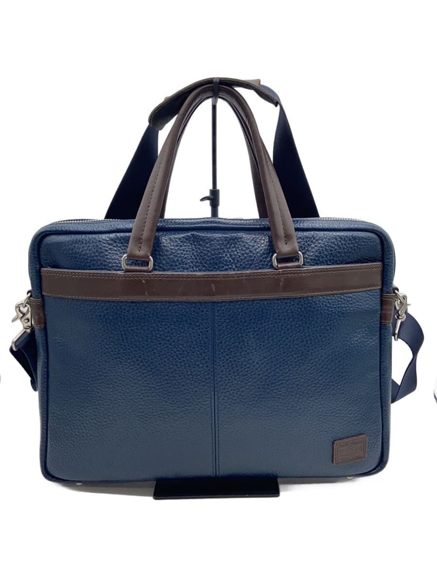 PORTER Shoulder Bag Leather Navy 192-04220