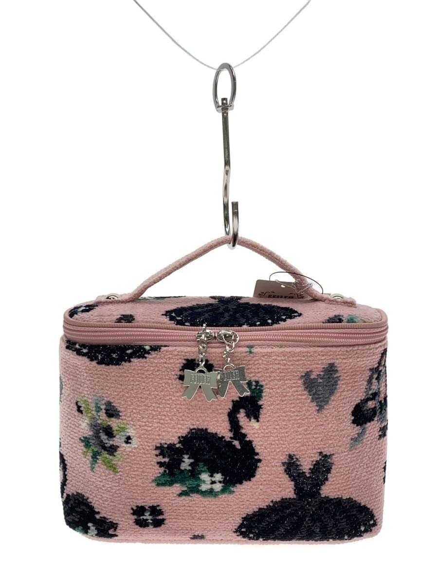 FEILER Pouch Swan Lake PNK All-over Print FSL-221333#710