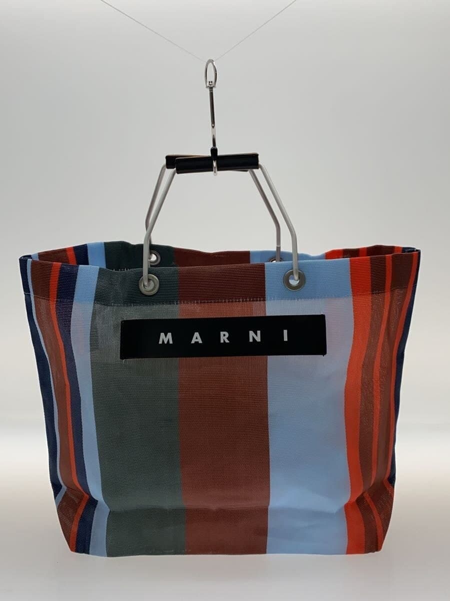 MARNI Tote Bag Multicolor Border Stripe