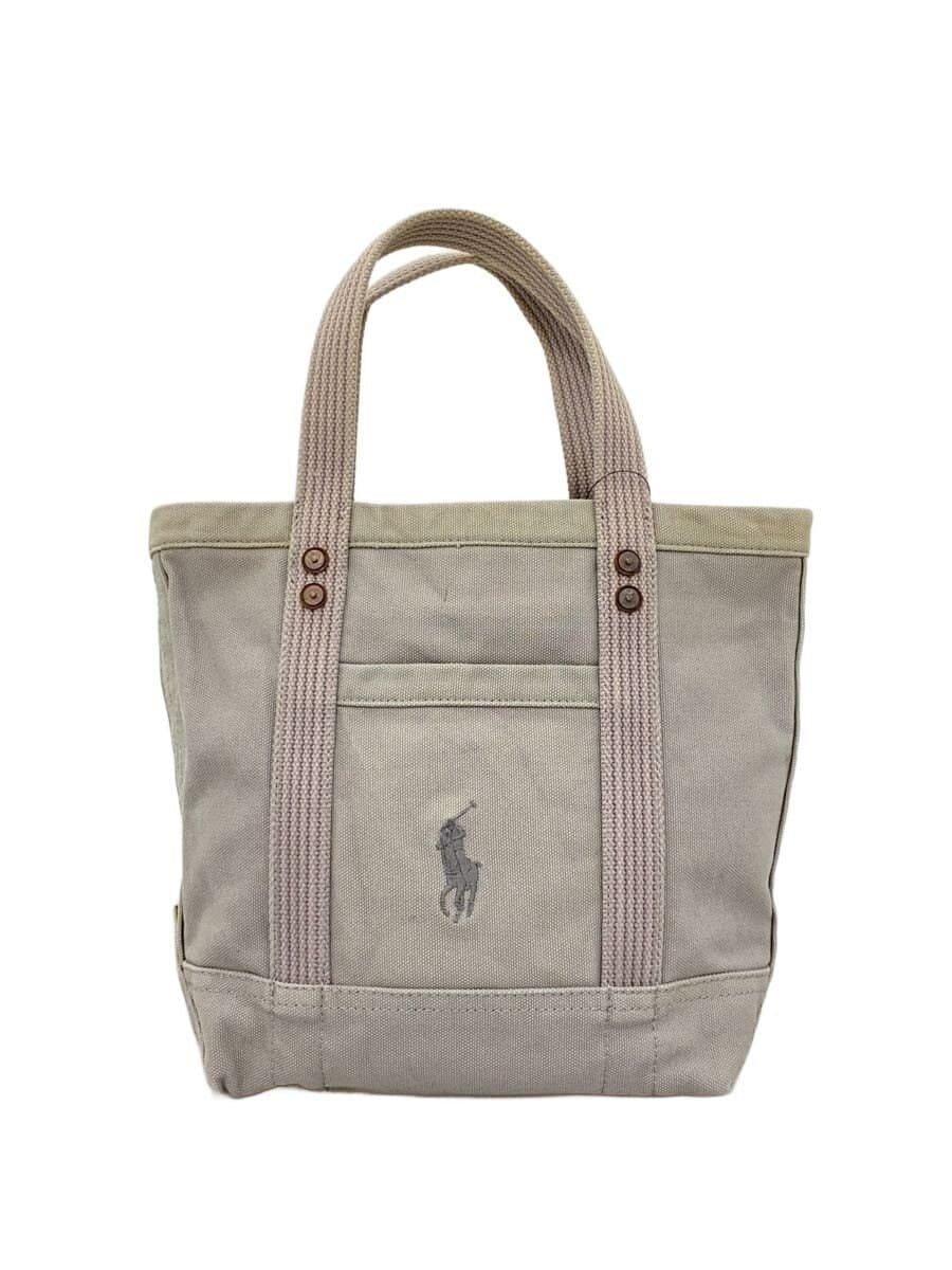 POLO RALPH LAUREN Tote Bag Canvas GRY 0200012771
